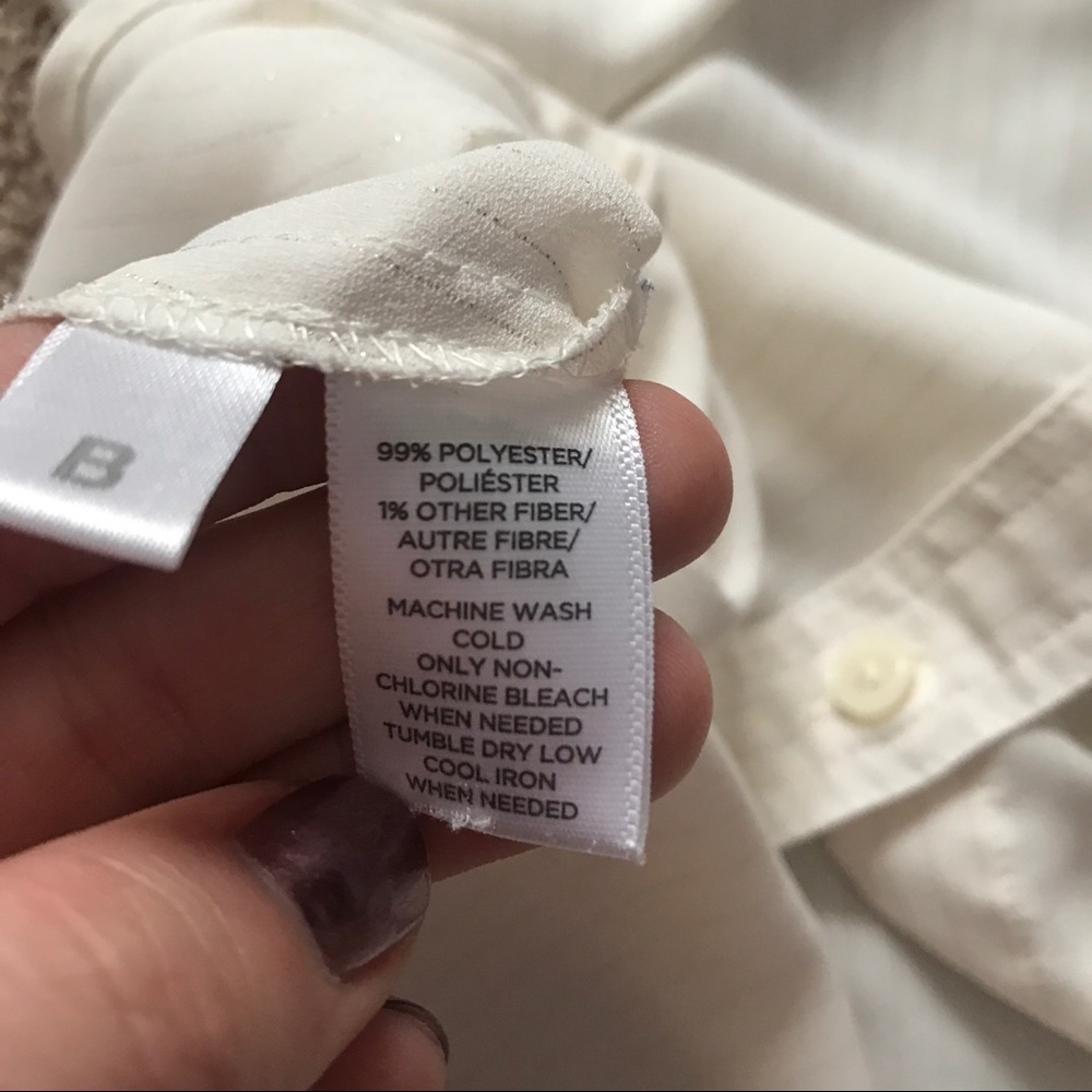 Loft Button-Up Blouse - Picture 6 of 7